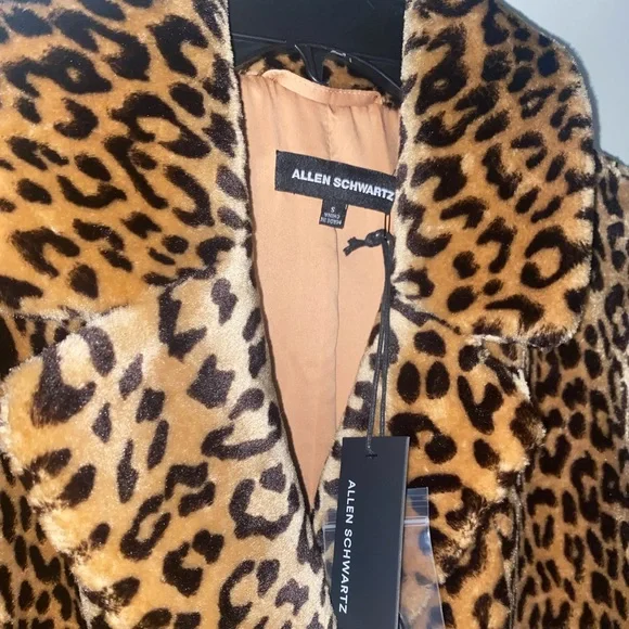 Allen Schwartz Sasha Coat-Leopard-Small - Picture 3 of 4